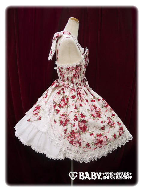 BABY ジュエルツリーブーケ柄JSK カチューシャ付き Sugar Bouquet Shirring Princess JSK (2013) by Baby, the Stars