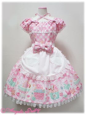 Angelic Pretty【Sugar Fairy CakeワンピースSet】 Sugar Fairy Cake OP Set by Angelic Pretty