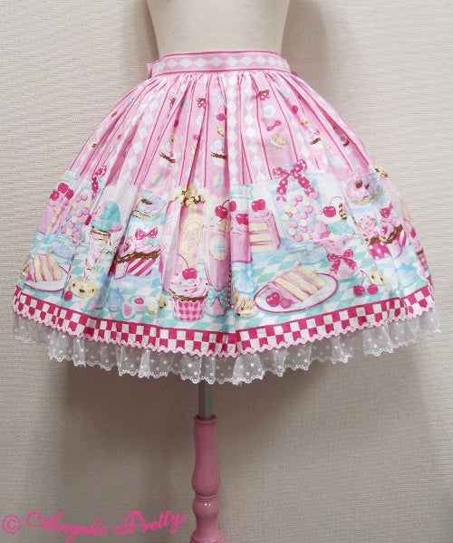 Diner Doll Skirt by Angelic Pretty