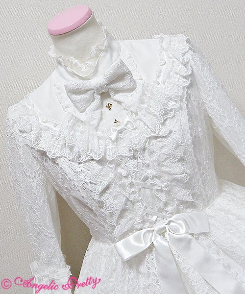 Holy Lacy Doll Tiered Dress by Angelic Pretty