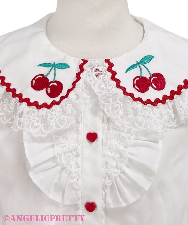 Delicious Cherry Blouse (Solid) by Angelic Pretty