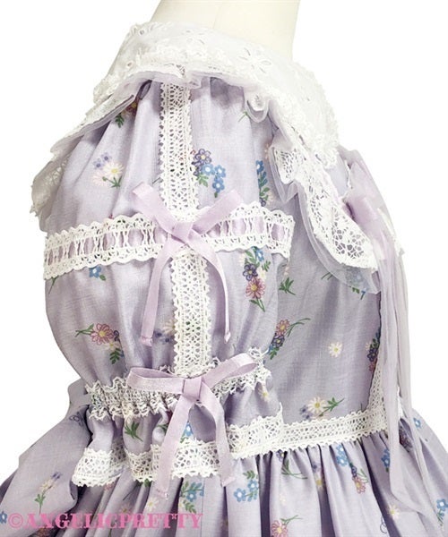 Angelic Pretty Flower Kitten OP 半袖 ワンピース Flower Kitten OP by Angelic Pretty