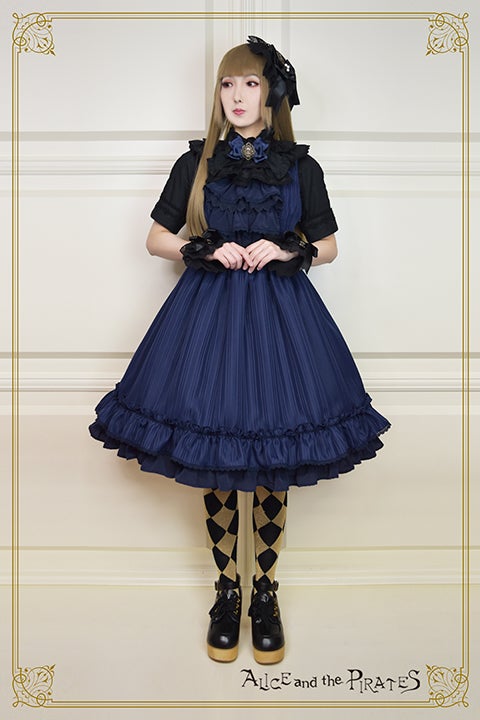 ALICE and the PIRATES ローレンストライプジャンパースカート Lauren Stripe JSK by Alice and the Pirates