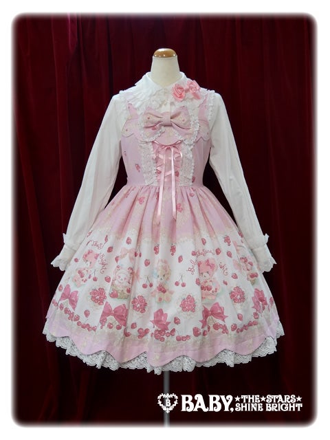 My Sweet Mates Kumya Strawberry & Lace Millefeuille Judy JSK by