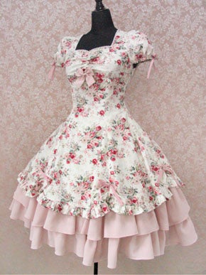 victorian maiden ロココブーケOP Rococo Bouquet Rococo Bouquet Ribbon Frill OP by Victorian Maiden