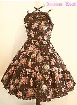 Angel Rose Cross Ribbon JSK by Innocent World