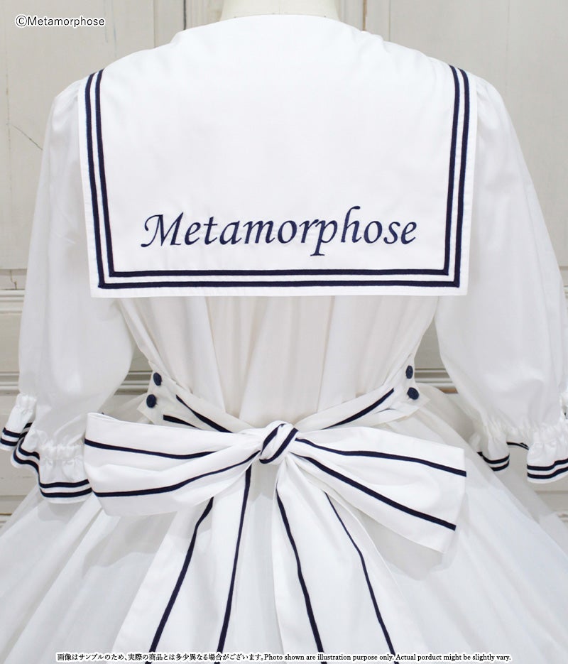 Embroidered Sailor OP by Metamorphose Temps de Fille