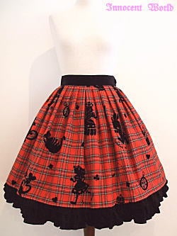 Innocent Worldタータンチェックフレデリックスカートロリータ原宿 Plaid Frederick Skirt by Innocent World