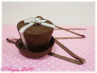 Royal Chocolate Mini Hat by Angelic Pretty