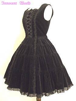 Velveteen Tiered JSK (2007) by Innocent World