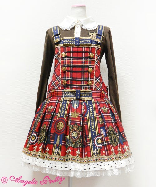 Angelic Pretty Loyal Rosetteサロペット Loyal Rosette Salopette by Angelic Pretty