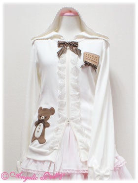 Sweet Cream Ginger Bear Parka by Angelic Pretty