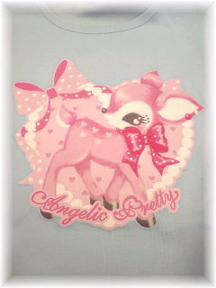 Milky-chan the Fawn Long Sleeve T Shirt by Angelic Pretty