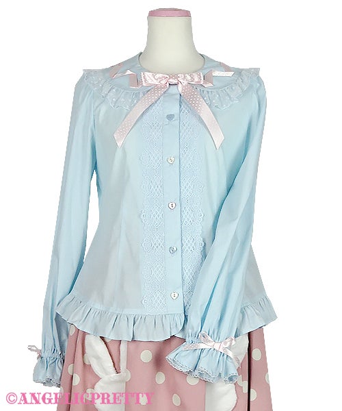 Twirling Ribbon Blouse by Angelic Pretty