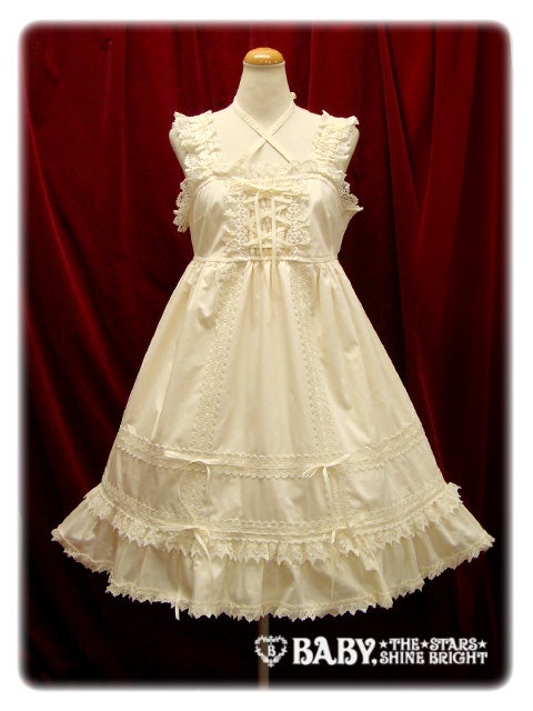 2010 ベイビーザスターズ Blooming  White JSK Babydoll JSK (2010) by Baby, the Stars Shine Bright