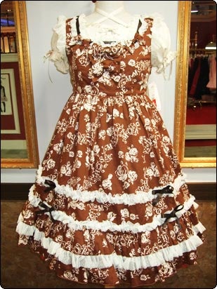 Rose Print JSK by Metamorphose Temps de Fille