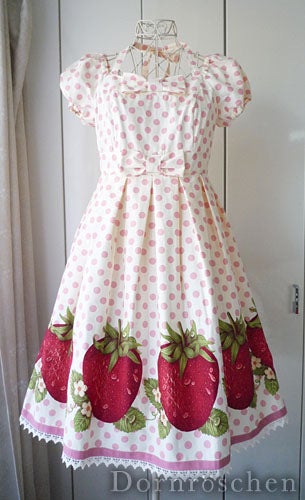 Strawberry Polka Dot OP by Emily Temple Cute