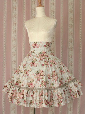 Rococo Bouquet Bustle Skirt by Victorian Maiden