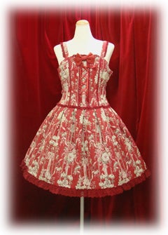 Antoinette Bouquet Print Gobelin Corset JSK by Baby, the Stars
