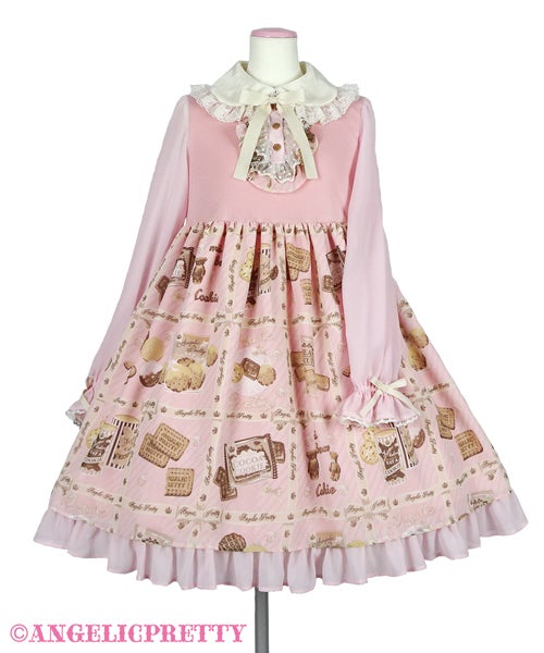 Cream Cookie Collection Cutsew OP by Angelic Pretty
