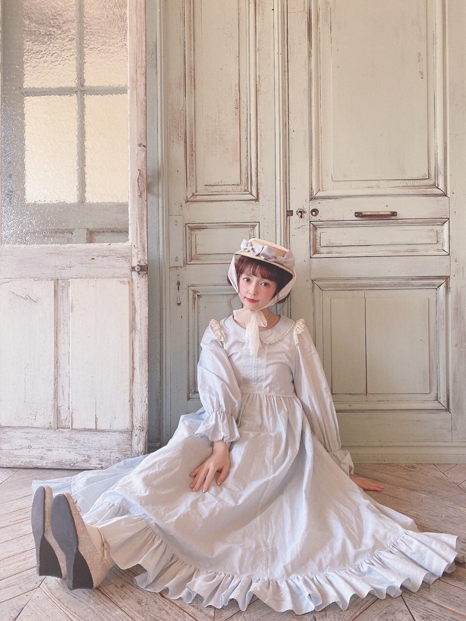 Maria Pipi ~ Cotton Lace OP by Indie Brand