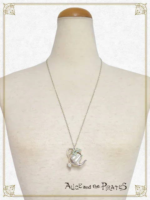 Witch's Magical Teapot Necklace by Alice and the Pirates