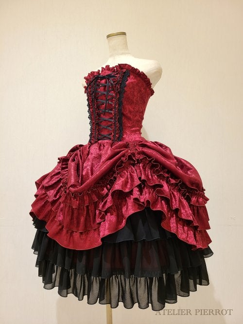 Rose Jacquard Bustle Corset OP by Atelier Pierrot