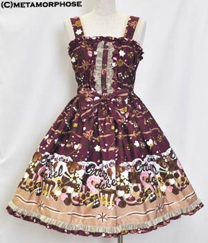 CL / Teddy Chocolatier Shirring JSK by Metamorphose Temps de Fille