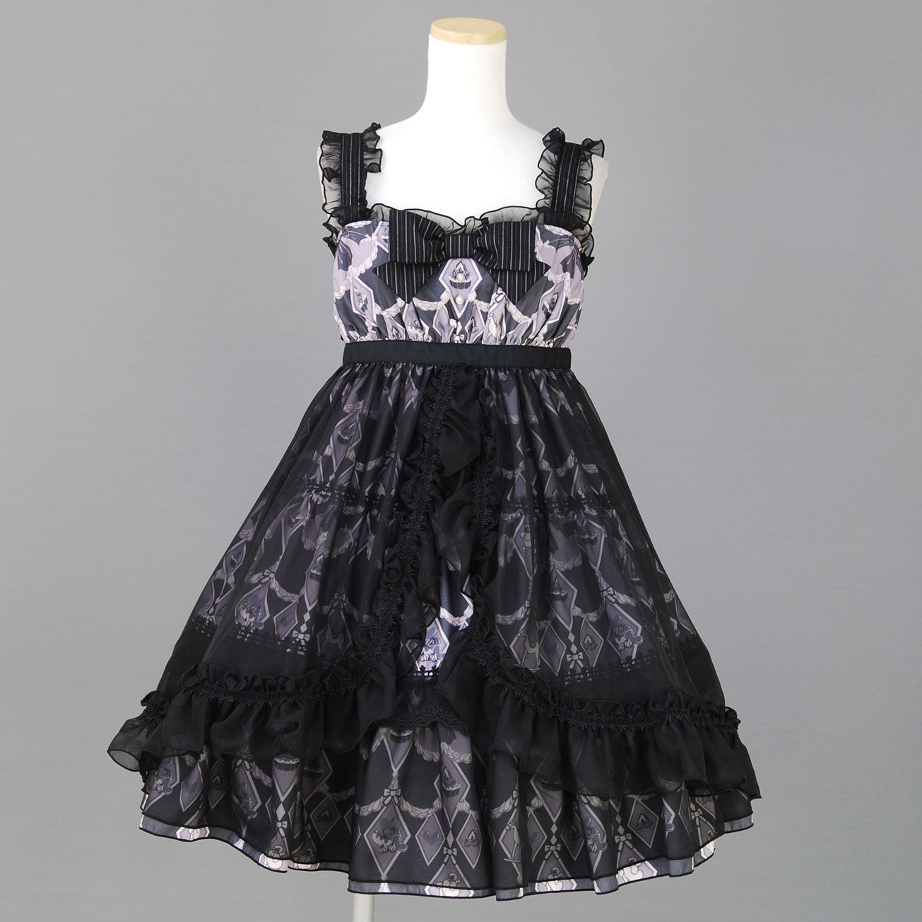 FRILL Poodle High Waist JSK by h.NAOTO