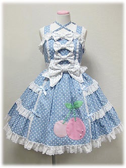 スカート Angelic Pretty DreamyBalloon JSK Dream Cherry JSK by Angelic Pretty