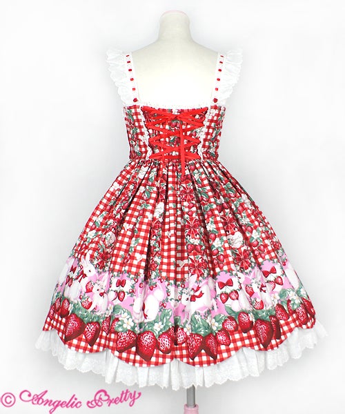 Ribbon Berry Bunny Special JSK Set by Angelic Pretty