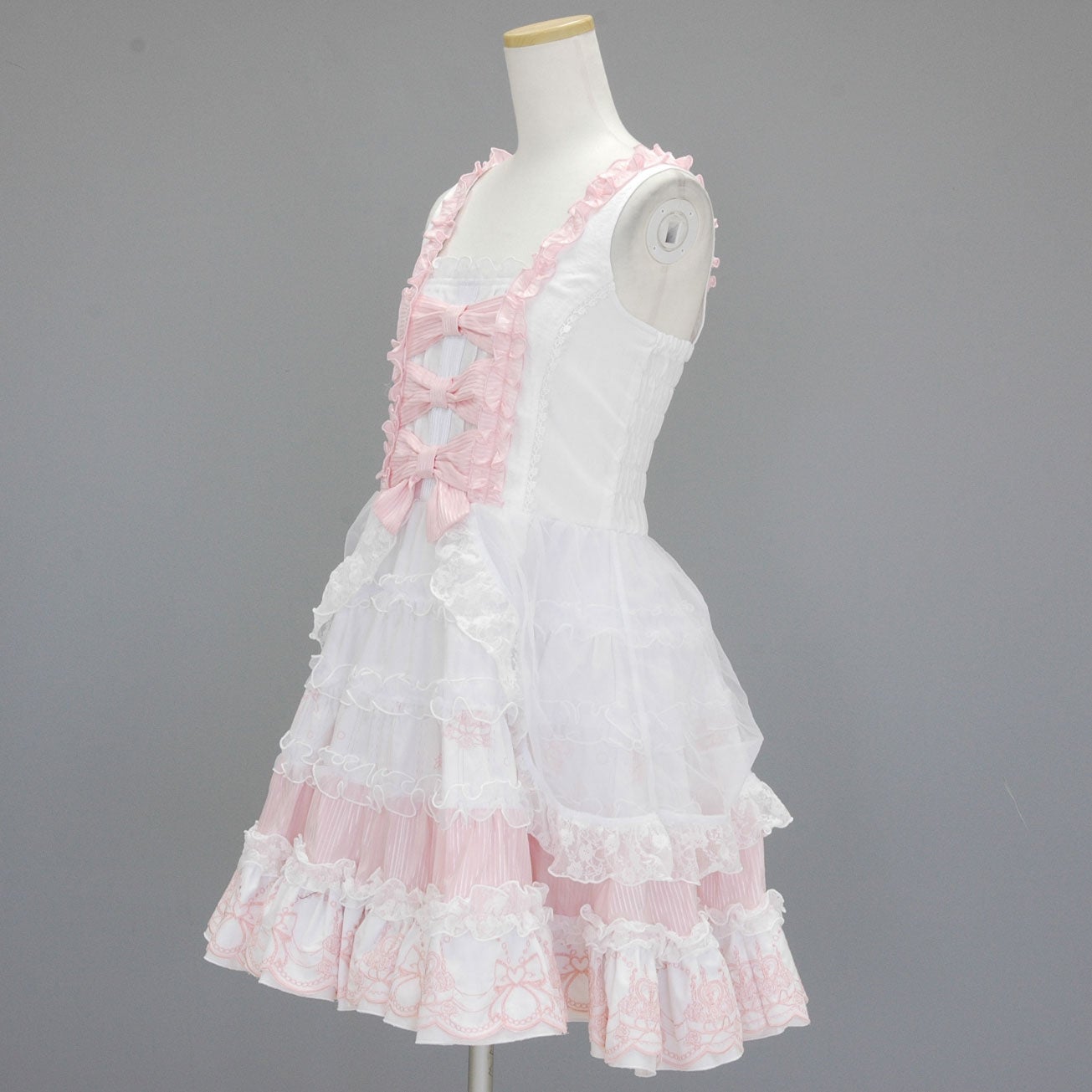 FRILL OP with 3 Ribbons by h.NAOTO