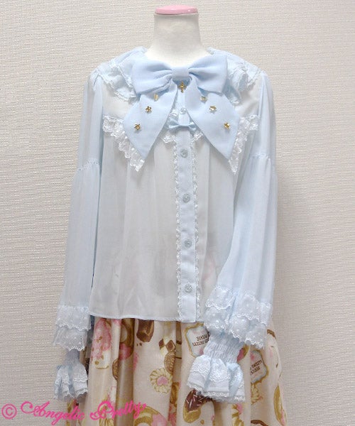 Milky Cross Blouse (2016) by Angelic Pretty