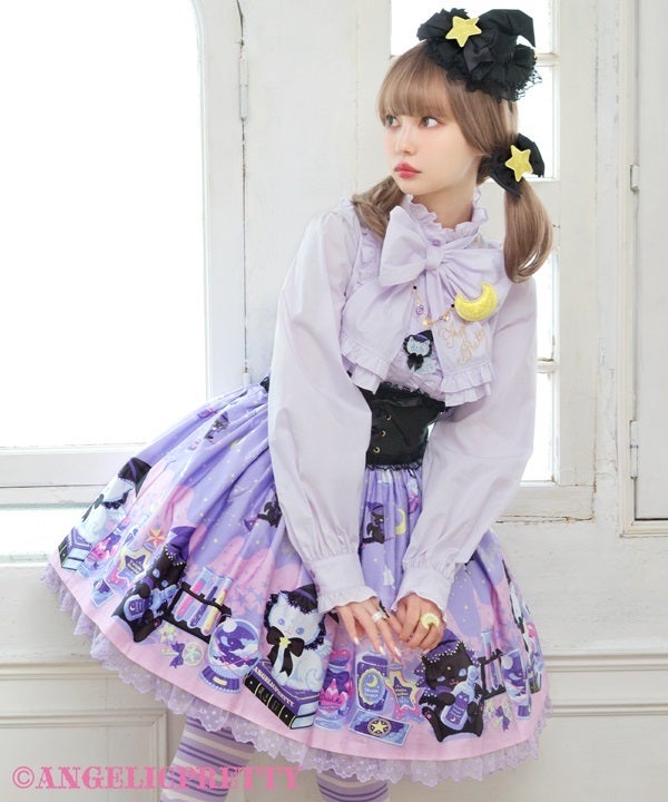Angelic Pretty Magical Milk Cats スカート Magical Milk Cats Skirt by Angelic Pretty