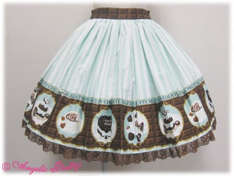 Melty Chocolate Skirt (2010) by Angelic Pretty