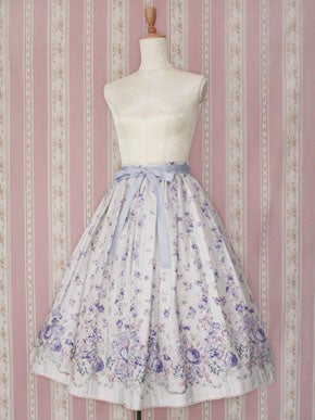 Rose Garden Long Skirt by Victorian Maiden