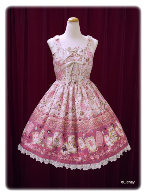 ワンピース Disney Alice in Wonderland JSK Disney x Angelic Pretty