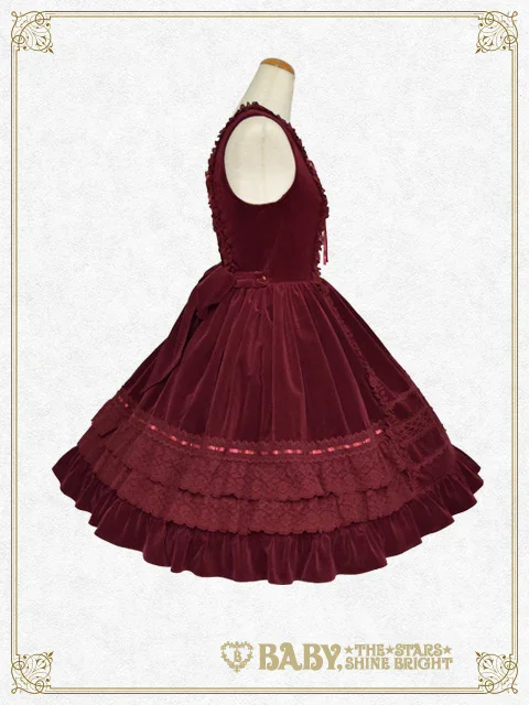 Velveteen Lace Frill JSK (2024) by Baby, the Stars Shine Bright