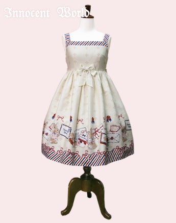 Rabbit Letter High Waist JSK by Innocent World