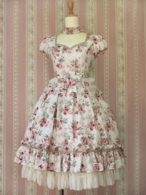 Rococo Bouquet Bustle Dress by Victorian Maiden