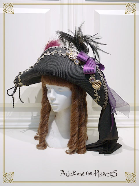 Alice and the Pirates ハット Majestic Pirate Hat by Alice and the Pirates