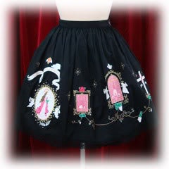 Angel's Window Print Applique Princess Skirt by Baby, the Stars