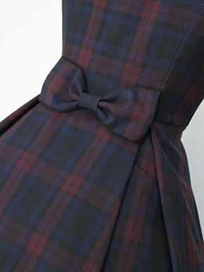 Victorian maiden ブリティッシュチェック ローズワンピース British Check Rose JSK (2016) by Victorian Maiden