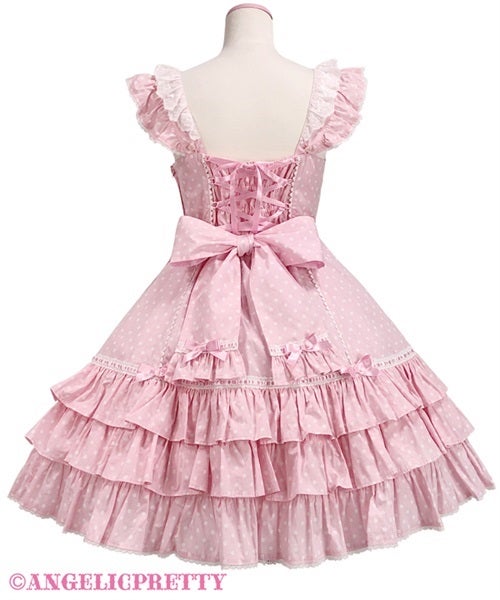 Cute Heart JSK (Polka Dot) by Angelic Pretty