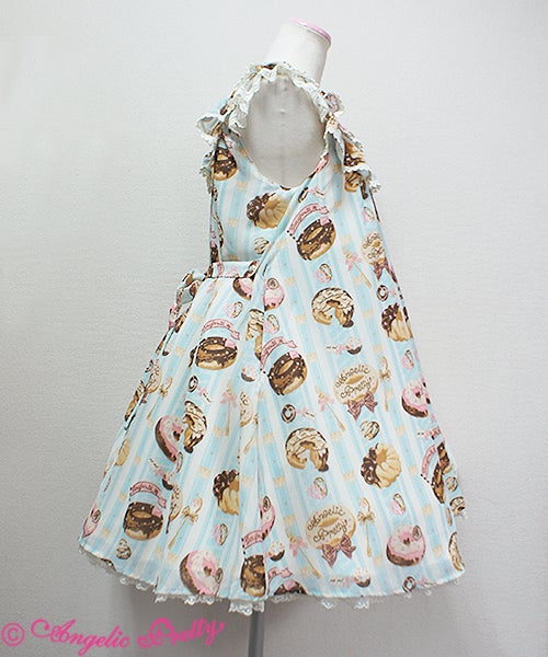 Melty Creamドーナツラウンドジャンバースカート　ミント Melty Cream Doughnut Round JSK (2016) by Angelic Pretty