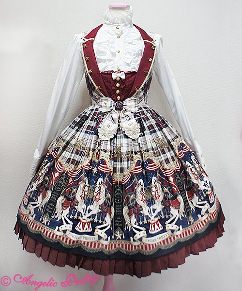 Cirque du L'Etoile JSK カチュ シルクドレトワール アカ Cirque du L'Étoile JSK by Angelic Pretty