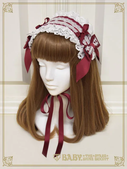 BABY Marquiseヘッドドレス 黒×黒 Marquise Headdress (2023 2nd release) by Baby, the Stars Shine Bright