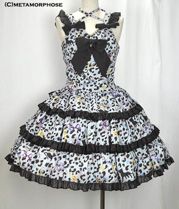 Jewel Leopard Low Waist JSK by Metamorphose Temps de Fille
