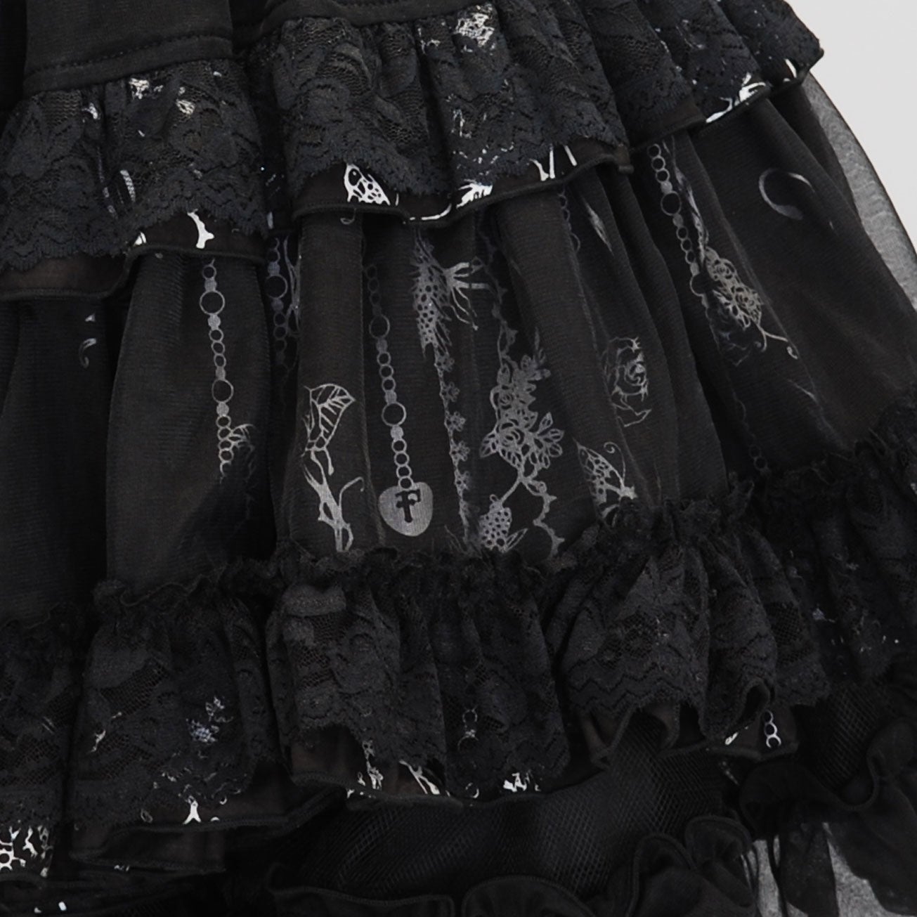 FRILL Volume Pannier Skirt by h.NAOTO