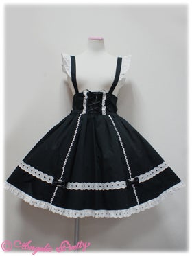 Classical Princess Skirt with Suspenders by Angelic Pretty
